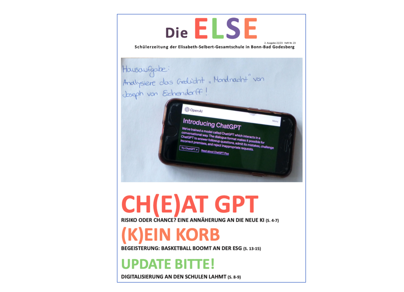 Die neue Schülerzeitung – eine weitere viELSEitige Ausgabe