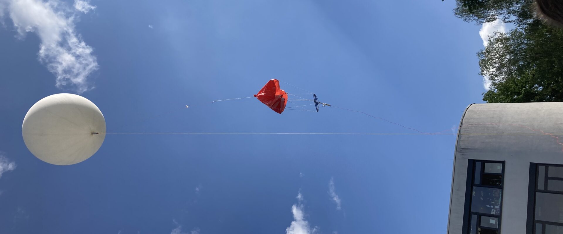Ein Ballon mit vielen Fragen im Gepäck